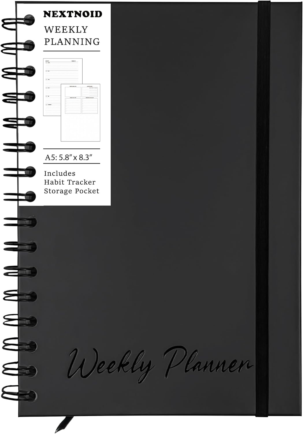 Nextnoid A5 Undated Weekly Planner - Organize Your Week!