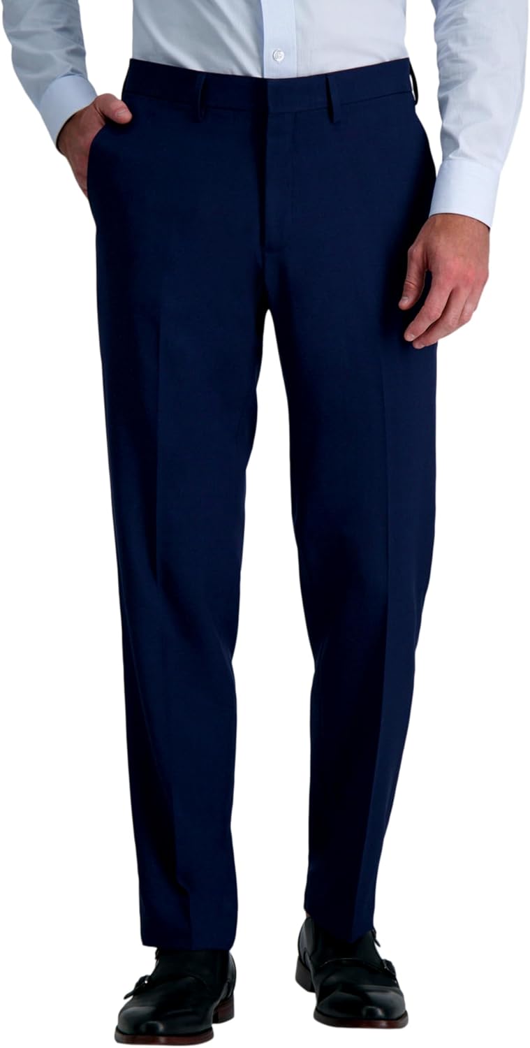 Haggar Mens Premium Comfort Dress Pant for Style and Comfort