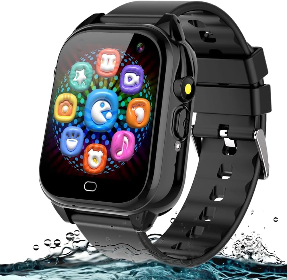 Interactive Kids Smartwatch: 26 Games, Camera, Music, Alarm!