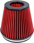 6 in High Flow Cold Air Intake Cone Filter - Improved Throttle