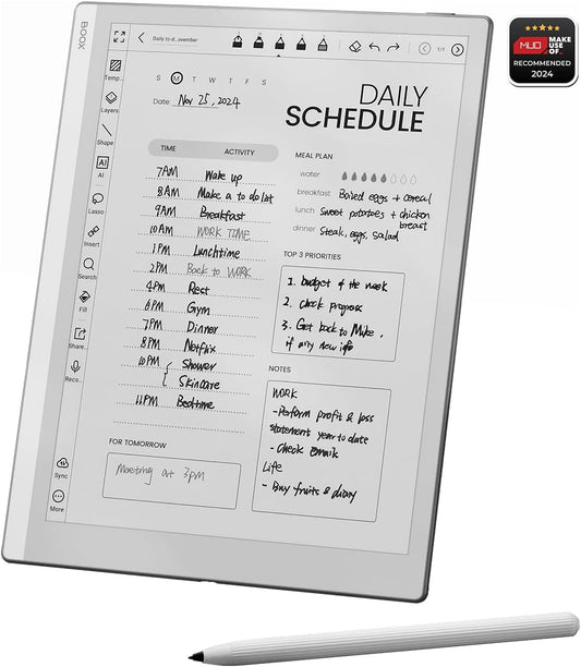 BOOX Tablet Go 10.3 - 4G 64G High-Resolution E Ink Reader