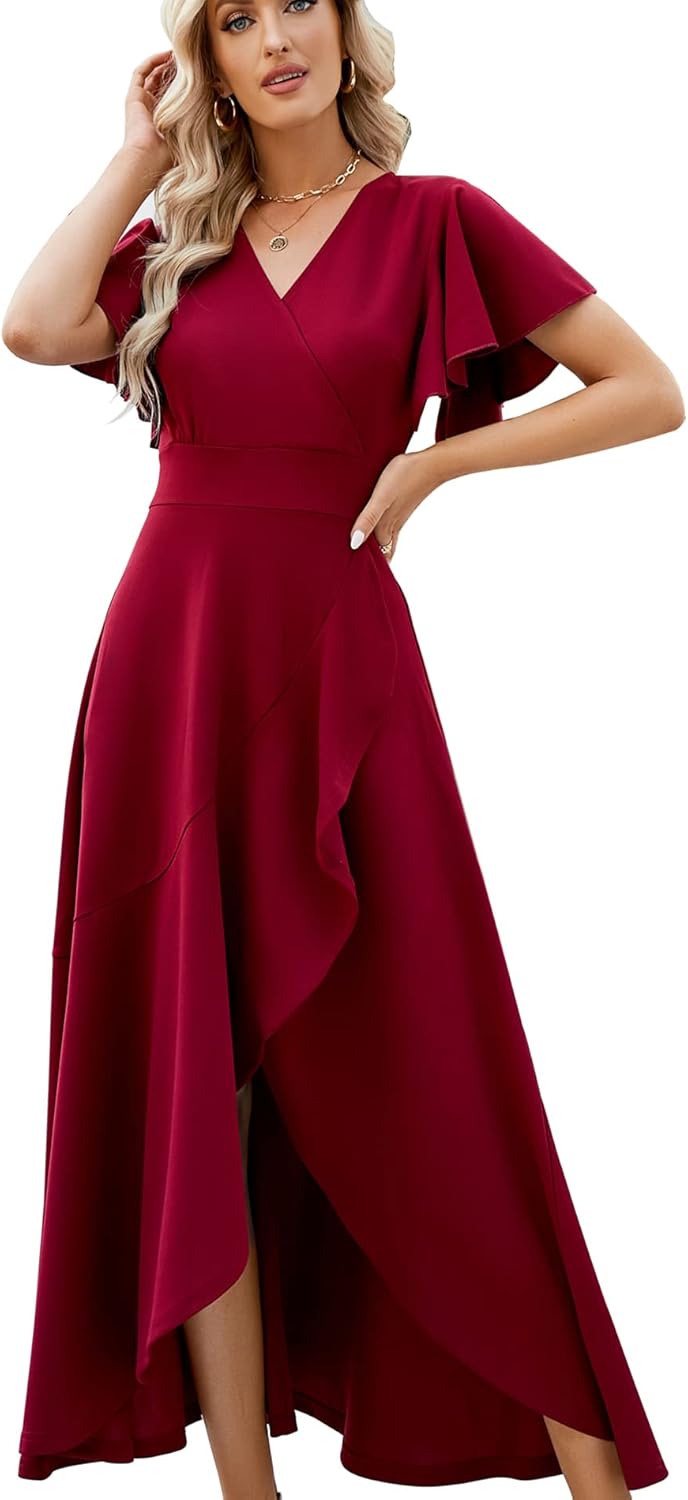 Elegant Long Black Formal Dresses for Women Evening Gowns
