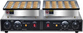 1900W Electric Mini Pancake Maker - 50PCS Commercial Poffertjes Grill