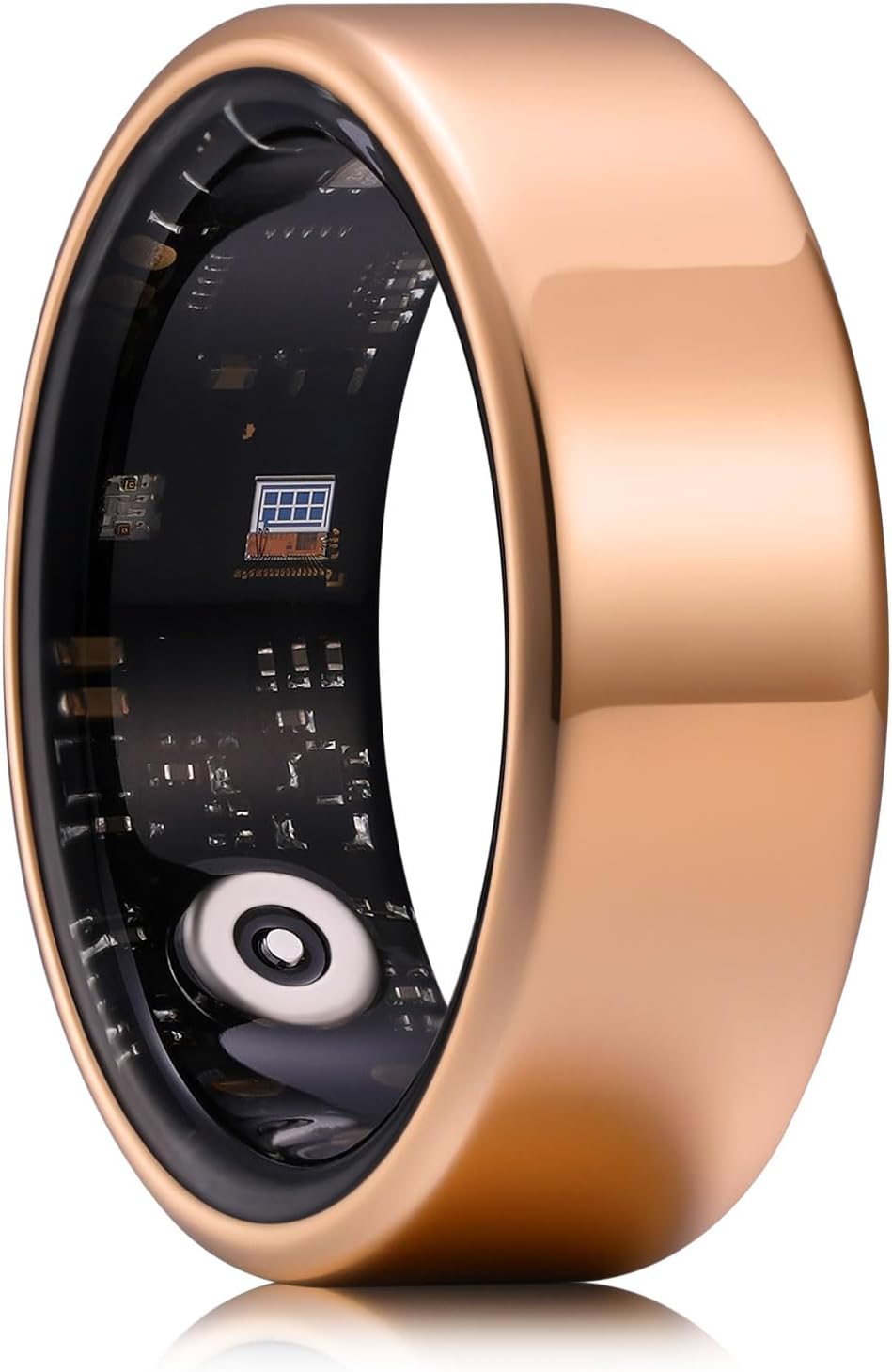 King Will Mens Brushed Wedding Band in Two Tone Matte Finish