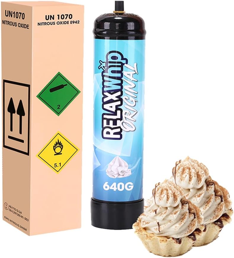 1L Nitrous Whipped Cream Charger - Instant Creaminess!