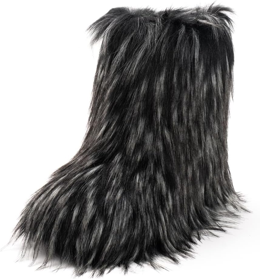 IXU Women's Faux Fur Boot - Stylish and Warm Winter Footwear