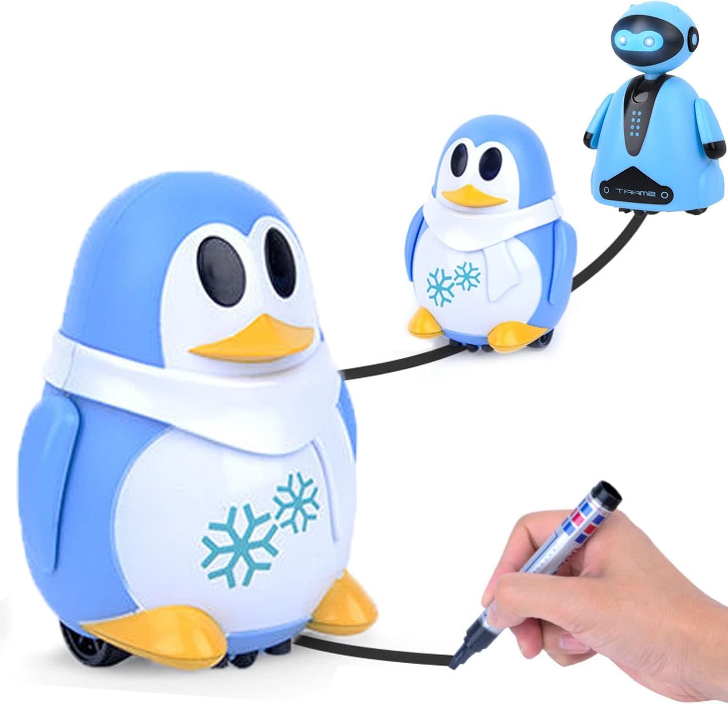 Interactive Penguin Track Toy - Educational Gift