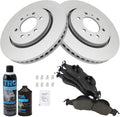 Front Brake Pad & Rotor Kit Compatible with 2007-2009 Ford Expedition