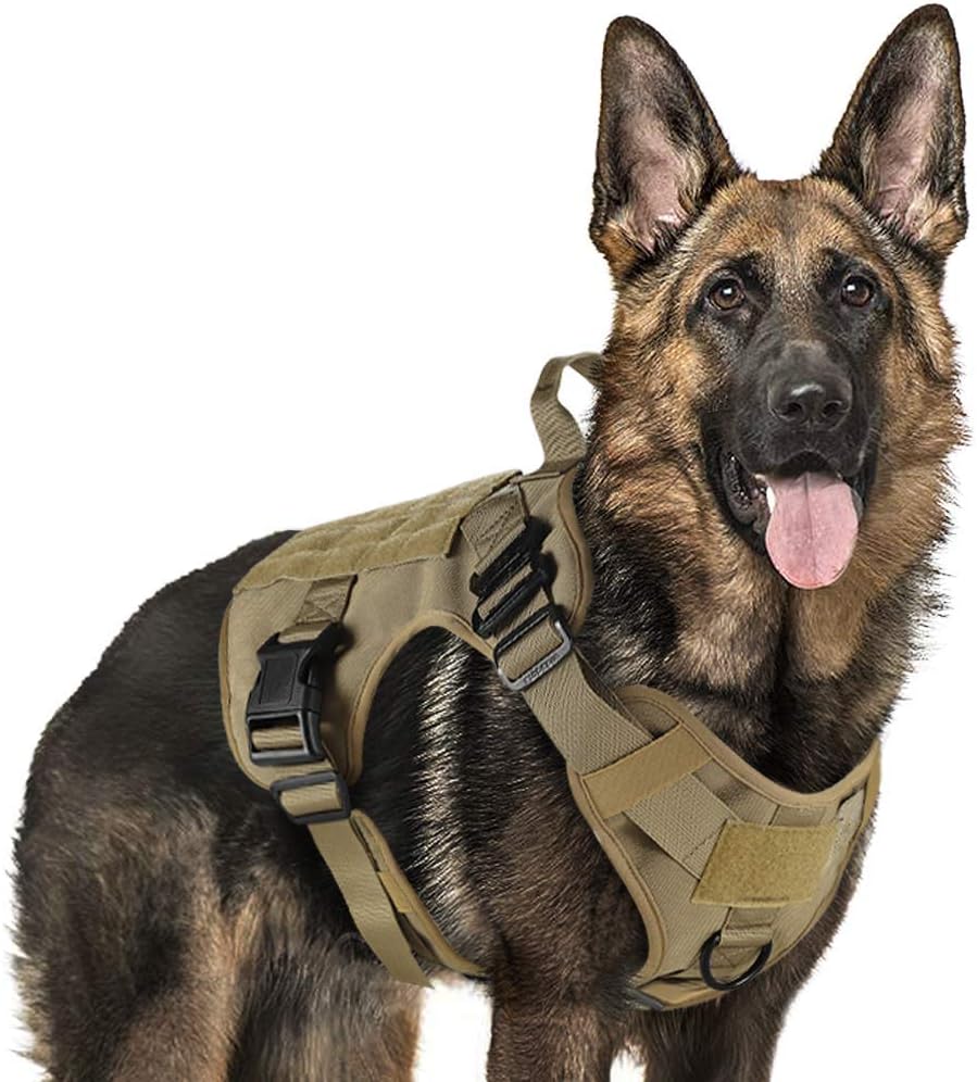 rabbitgoo Tactical Dog Harness for Medium Breeds, Heavy Duty Vest