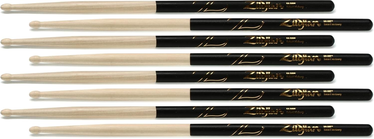 Zildjian DIP Drumsticks 5A - Perfect for Every Drummer's Needs