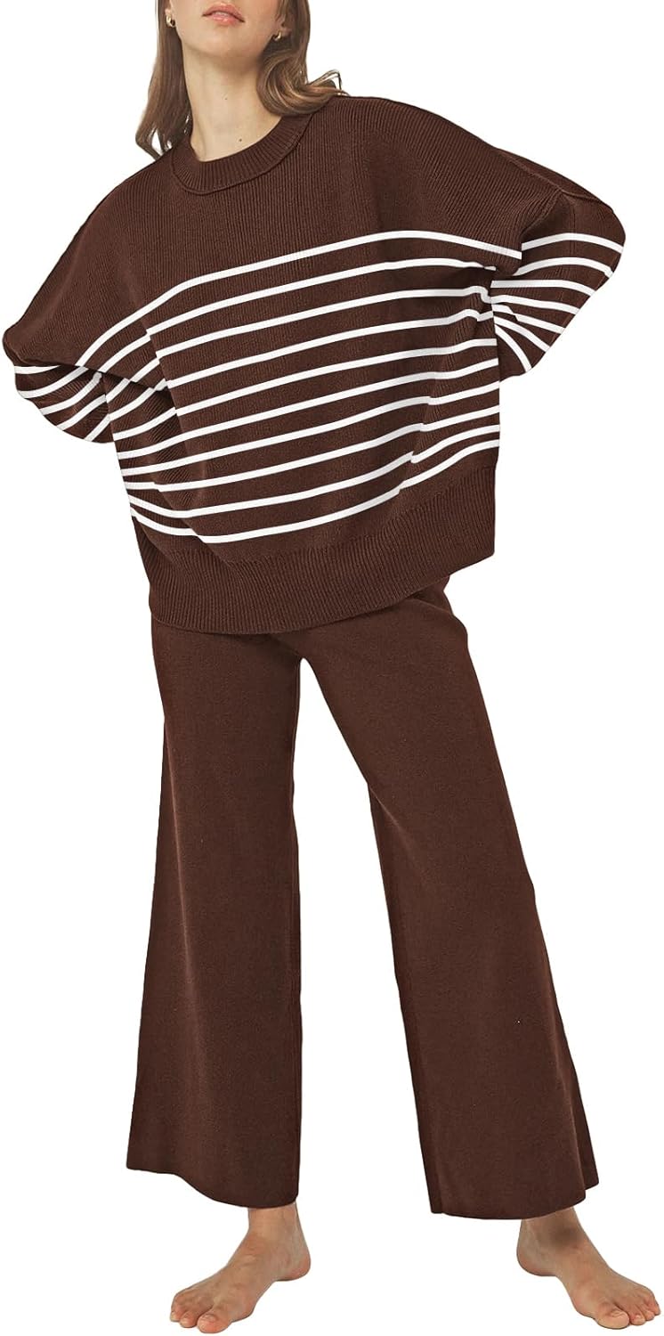 Pink Queen Women's 2 Piece Outfits for Cozy Casual Style