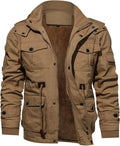 TACVASEN Men's Winter Jacket Cotton Military Fleece Lined (Style 537G)