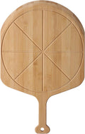 18 Bamboo Pizza Peel - Lightweight Smooth Wooden Pizza Paddle