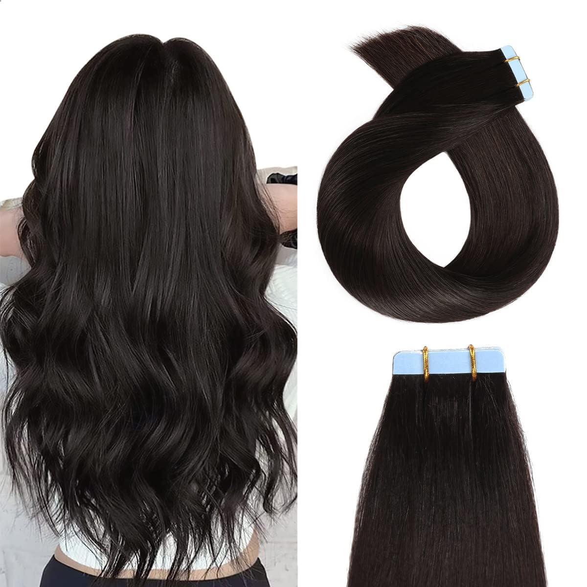 YILITE Tape In Hair Extensions for Silky Straight Styles
