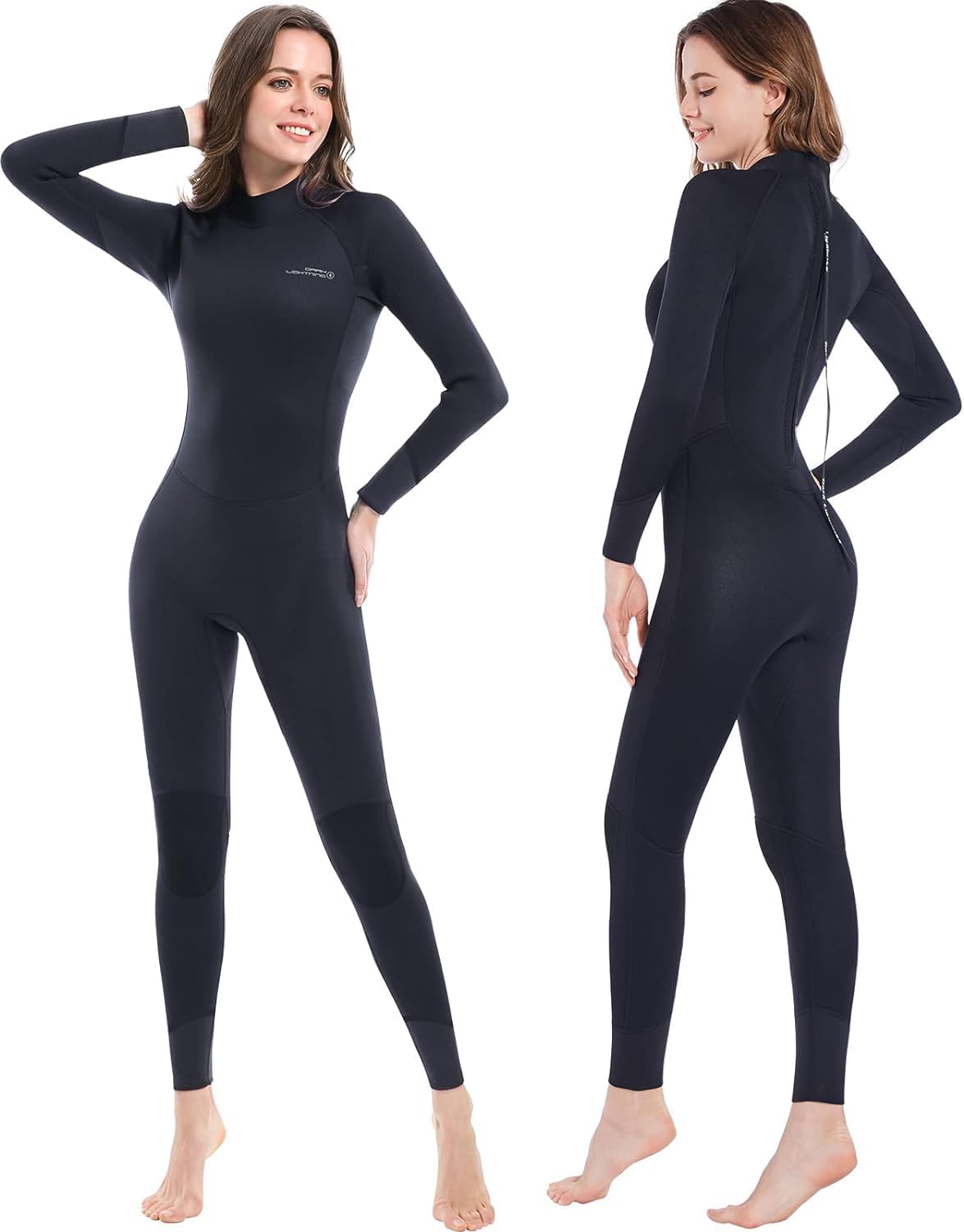 Dark Lightning Wetsuits for Men and Women - 3/2mm Cold Water Suit