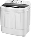 Portable Twin Tub Washer: 13lbs Capacity, Wash & Spin Combo for Small Spaces