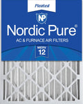 Nordic Pure 20x25x4 Pleated MERV 12 Air Filter - Reliable Dust Capture
