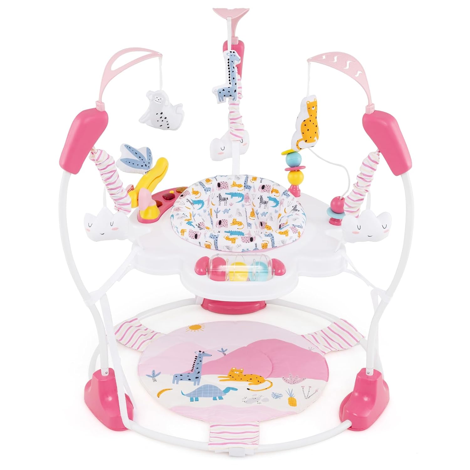 INFANS Baby Activity Center with 360 Rotating Seat and Toys