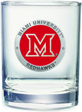 Heritage Pewter Miami of Ohio Double Old Fashion Rocks Glass