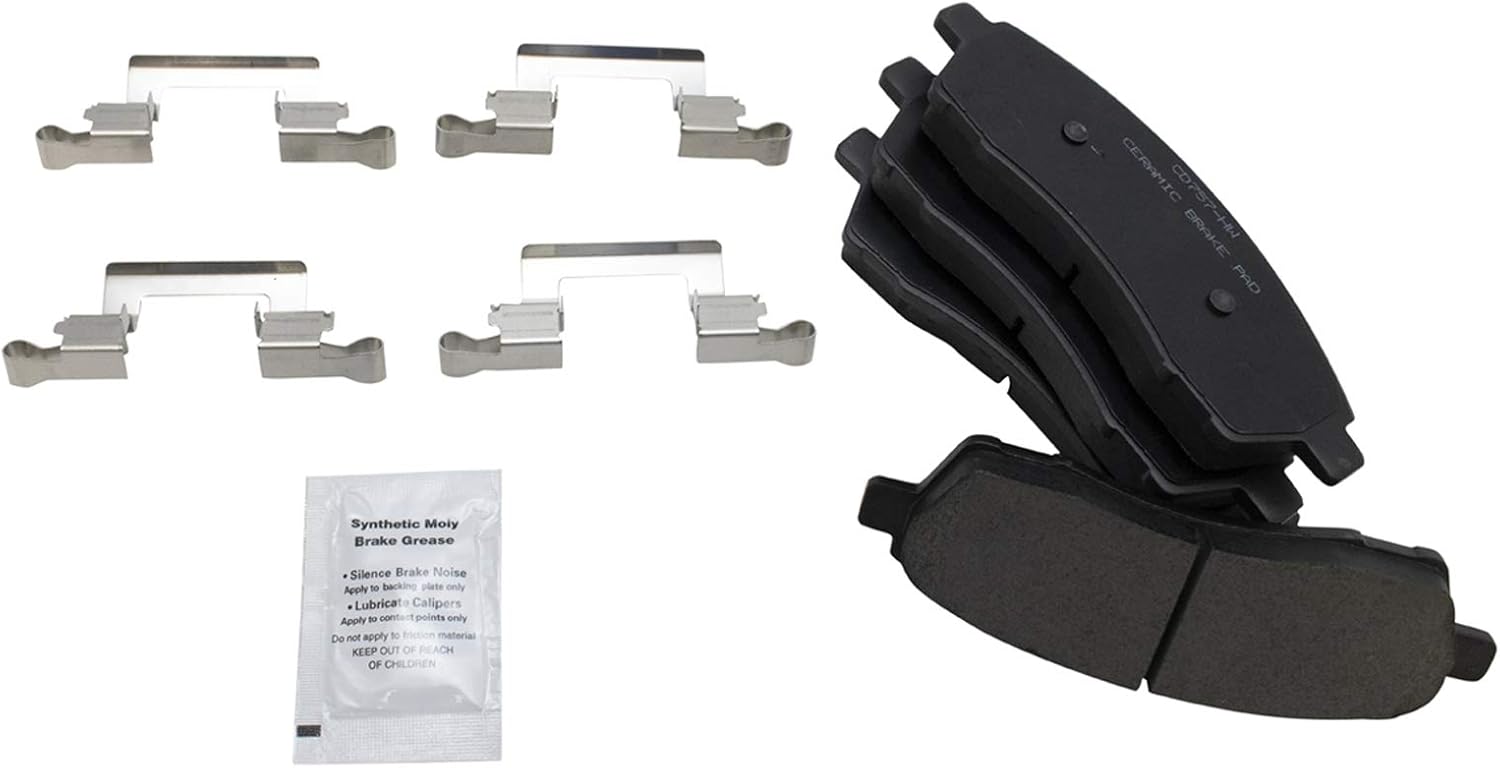 TRQ Rear Brake Pads Ceramic for Ford Excursion and F-Series