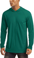 Men's Hooded UPF 50+ Sun Protection T Shirts - Lightweight Sun