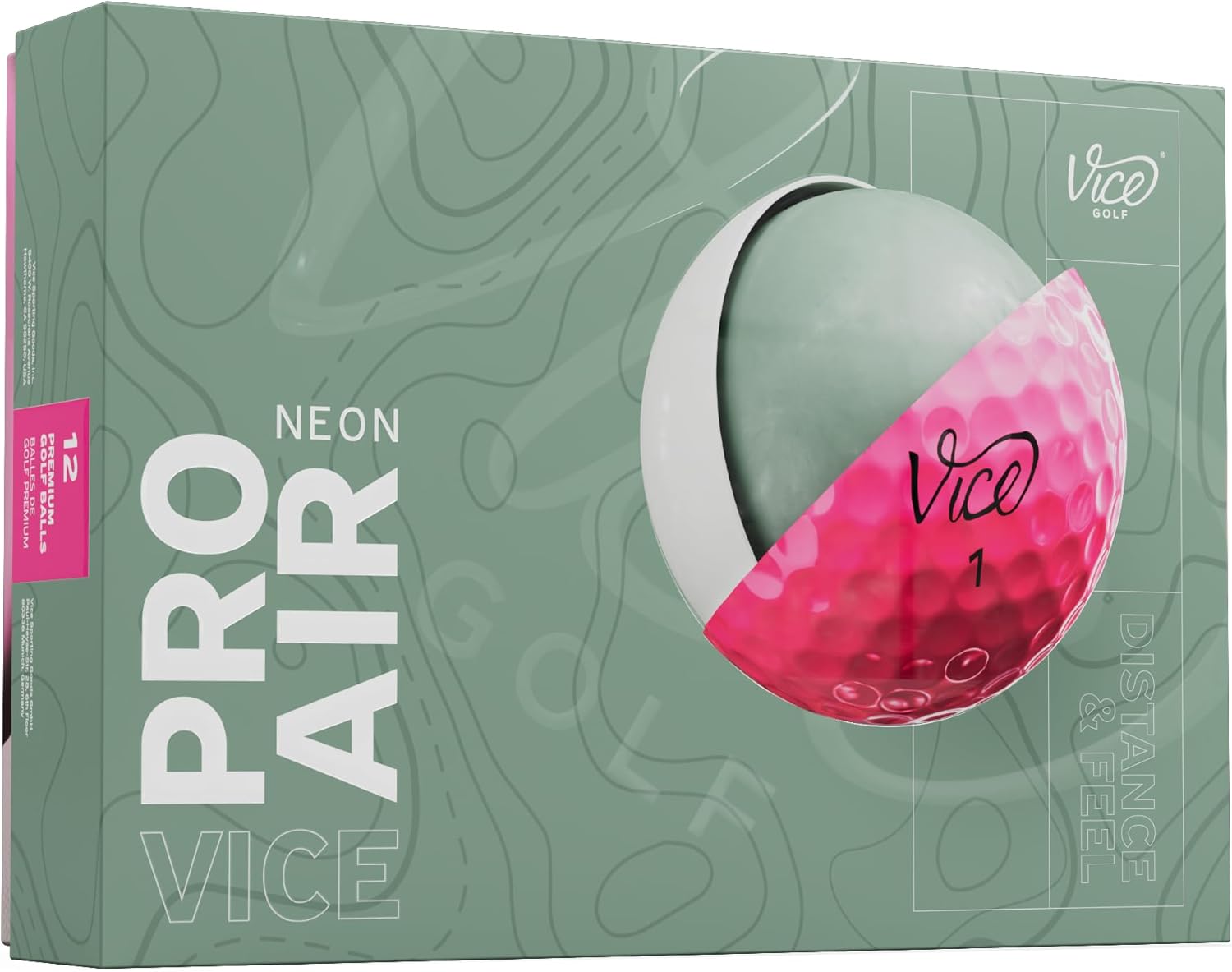 Vice Pro Air Golf Balls for Exceptional Distance and Control
