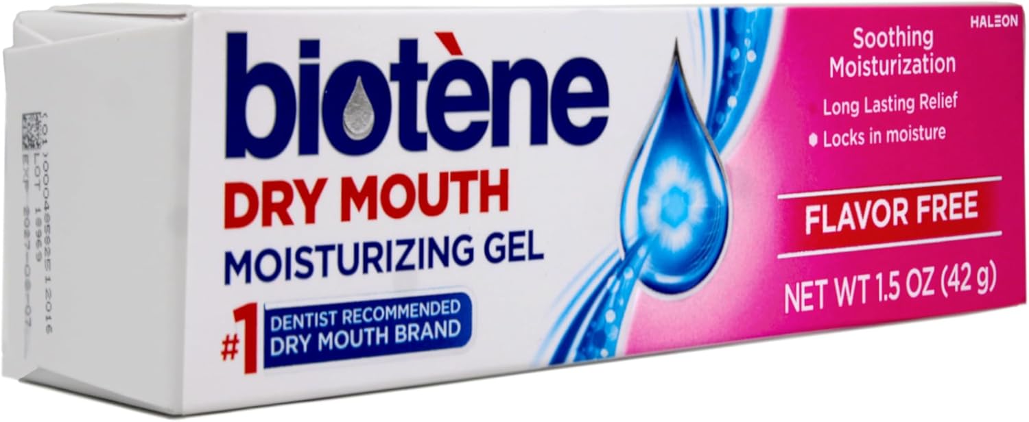 Biotene Oral Balance Gel for Dry Mouth Relief - Pack of 4