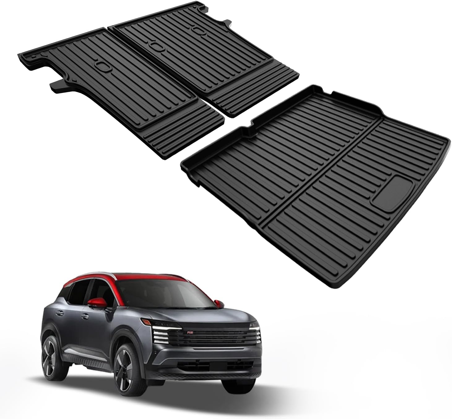AOMSAZTO Cargo Liner & Seat Back Mat for 2025 Nissan Kicks SUV