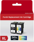 Forzik 245XL Ink Cartridge for Canon PIXMA Printers - 2 Pack