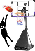 TONBUX Basketball Hoop Outdoor Adjustable Height for All Ages