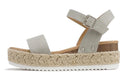 Soda CLIP Women Open Toe Ankle Strap Platform Espadrille (Style 7DTC)
