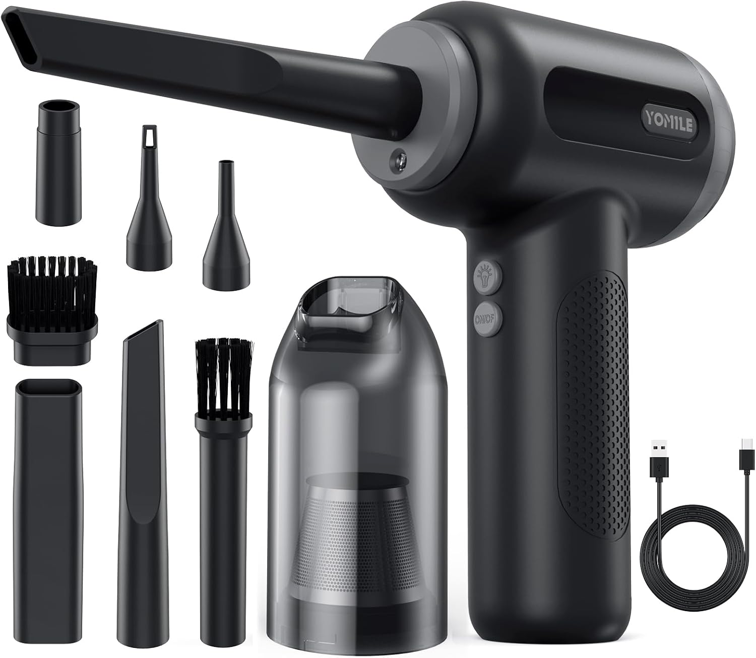 Yomile 2-in-1 Cordless Air Duster - Powerful Dust Blower