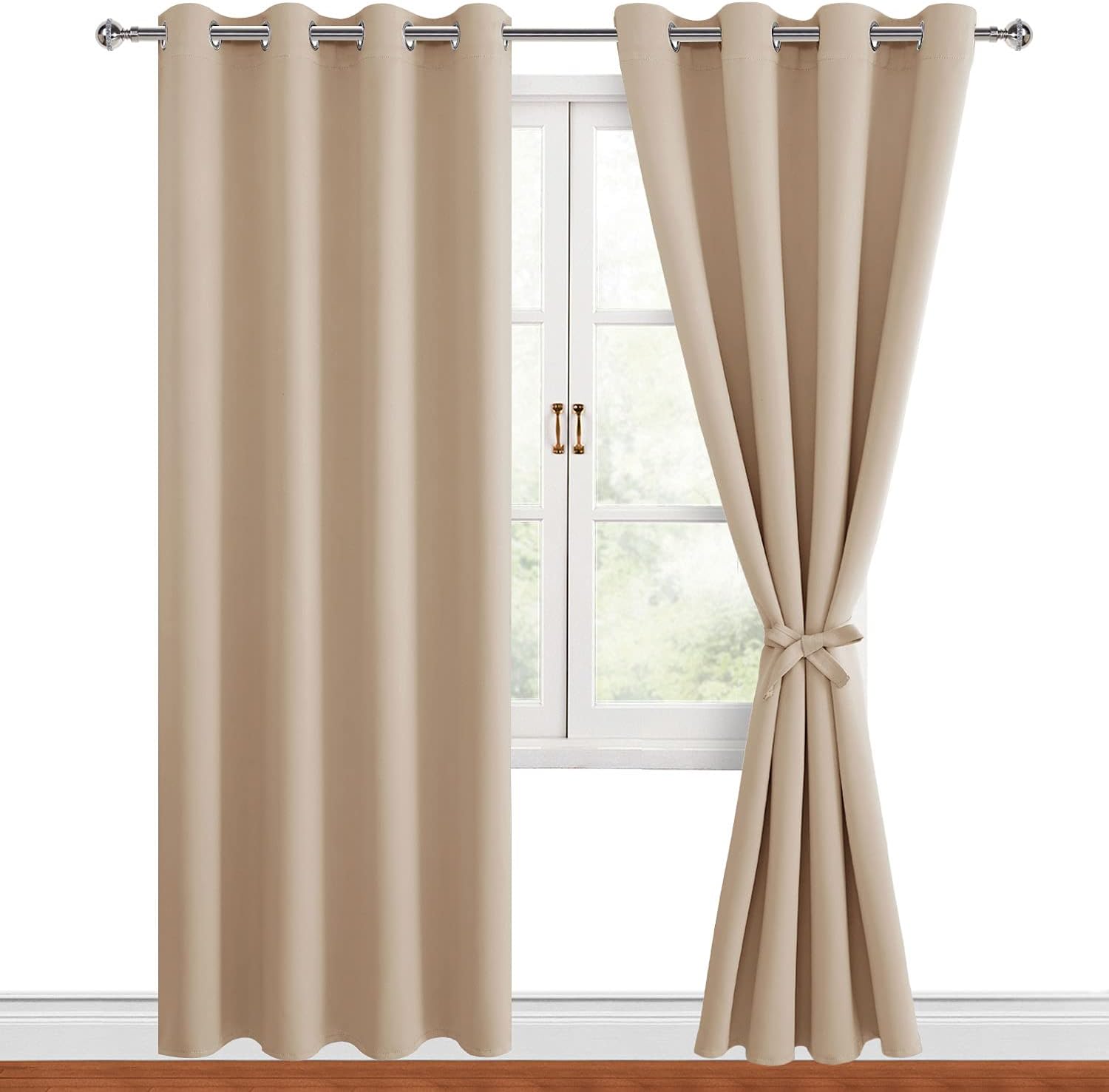 Hiasan Blackout Curtains for Bedroom - Thermal Insulated Panels