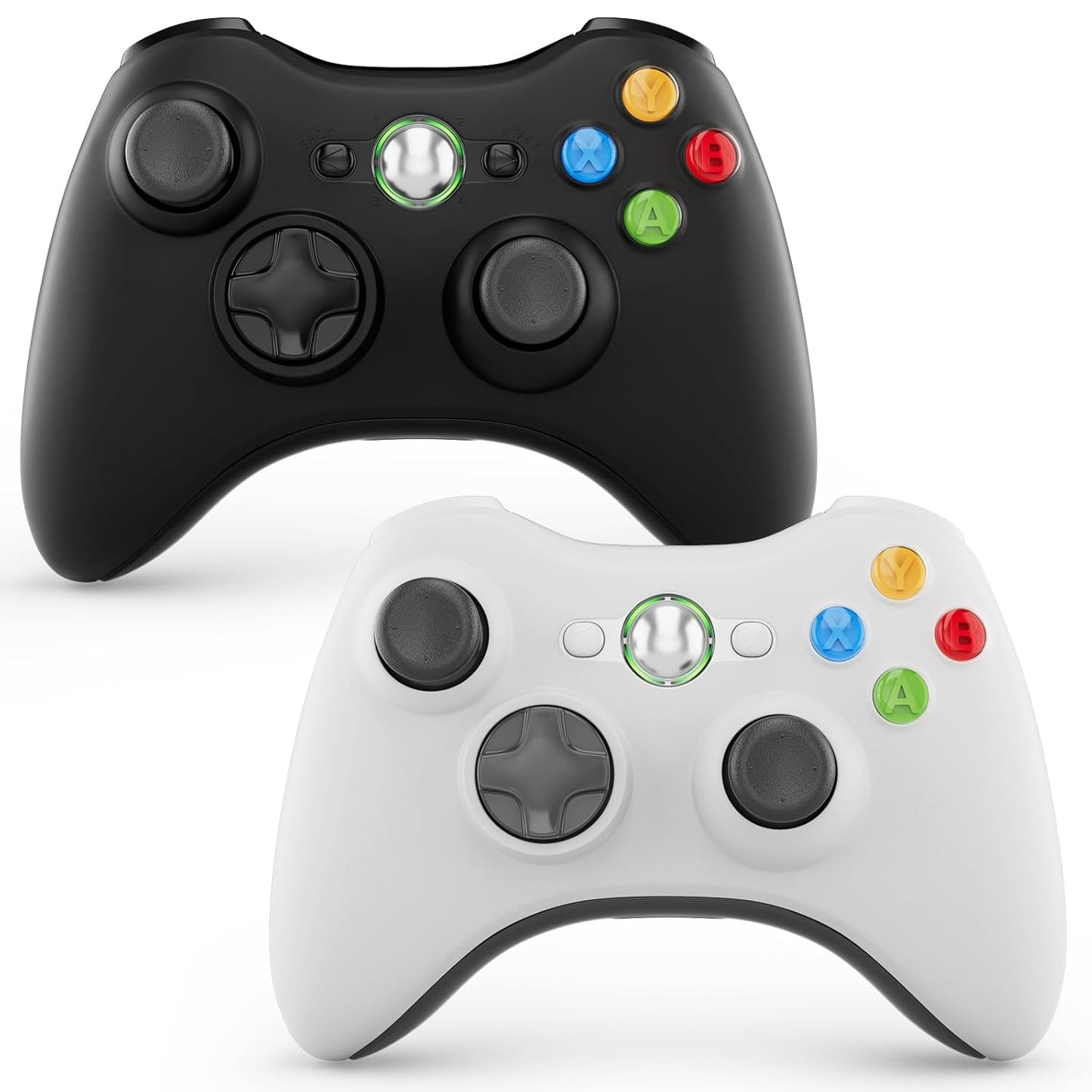 ISHAKO Wireless Controller for Xbox 360 and PC - 2-Pack Bundle