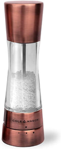 COLE & MASON Derwent Salt Grinder - Adjustable Copper Mill