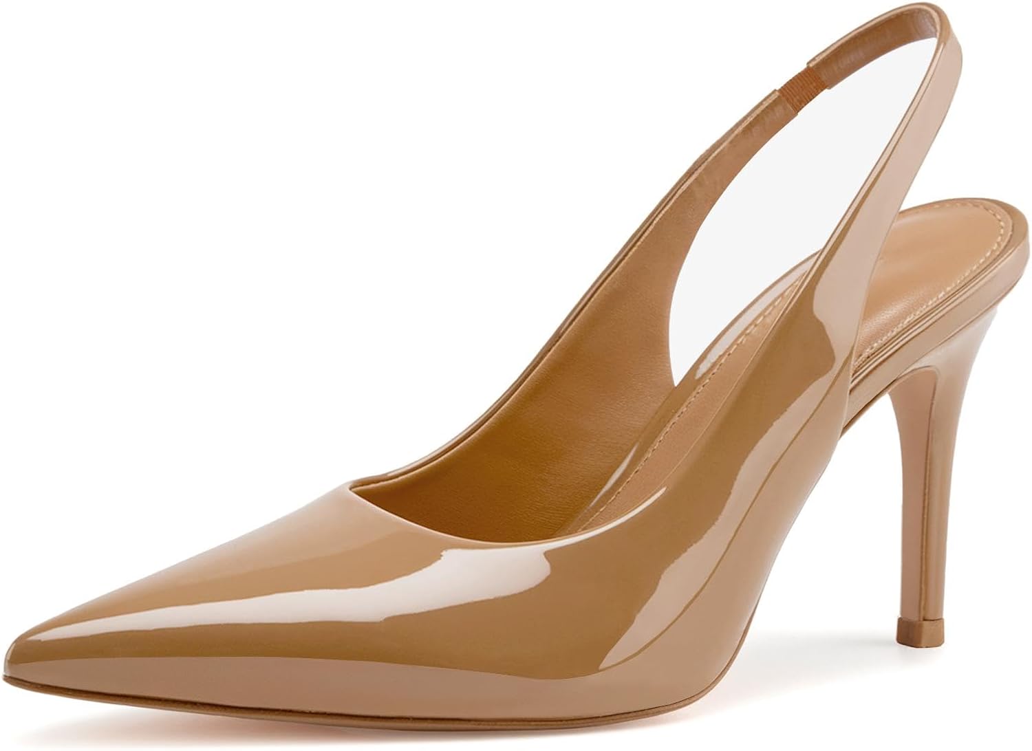 Slingback Heels for Women: Elegant Pointed Toe Stiletto Pumps