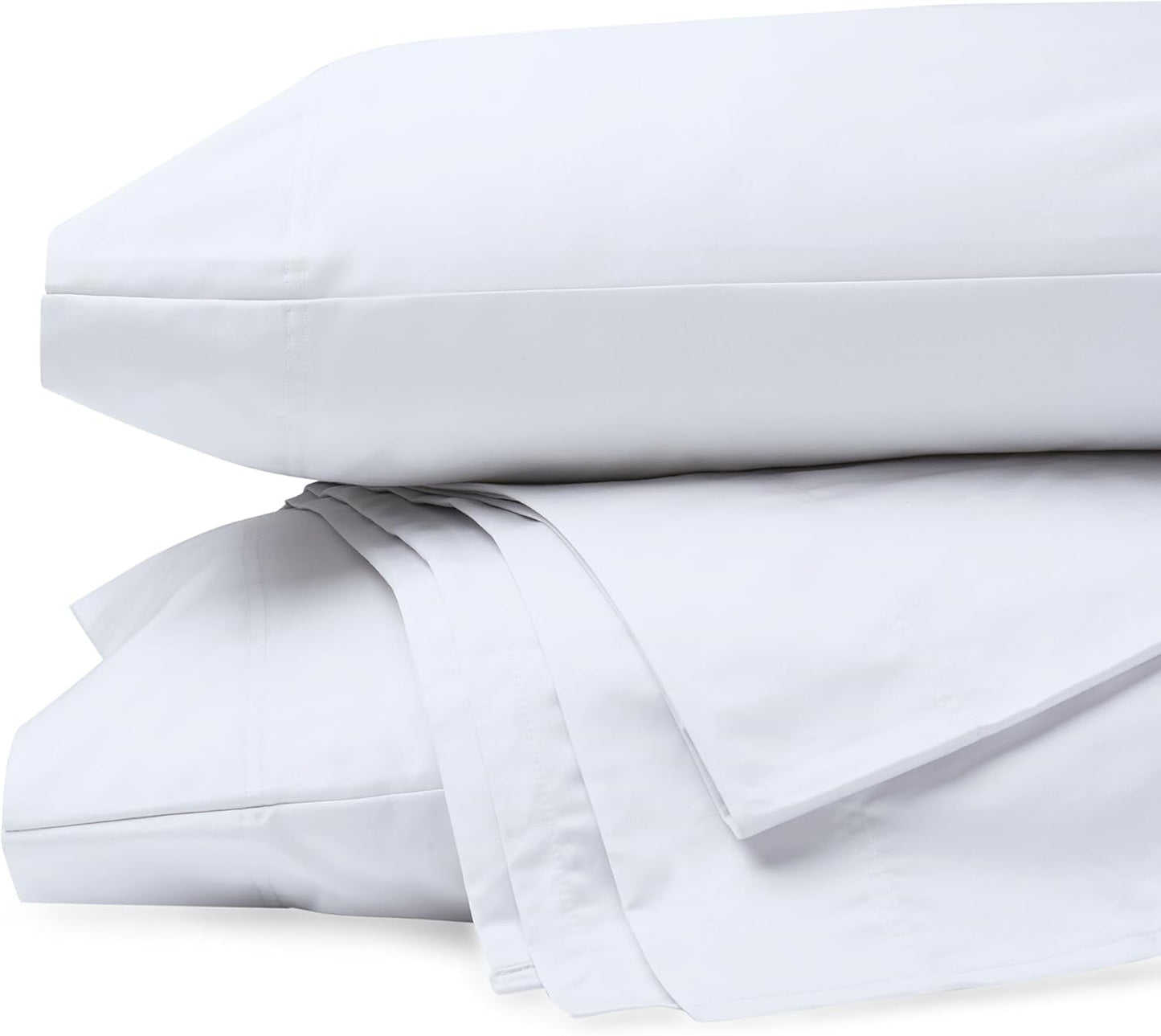Purity Home Organic Cotton Percale Twin Sheet Set for Comfort