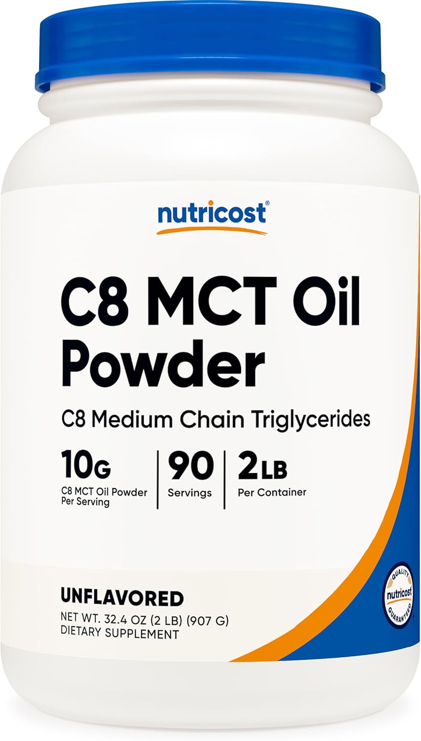 Nutricost C8 MCT Oil Powder - Clean Energy Source for You