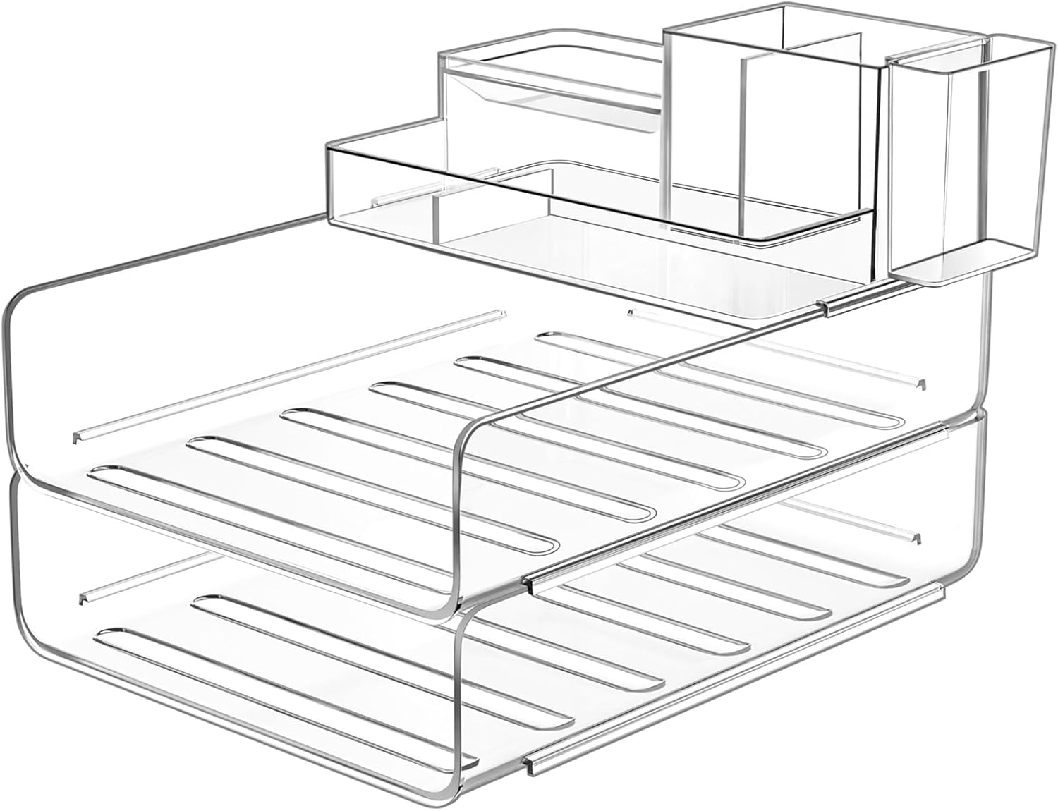 Vivihomety Clear Acrylic Desk Organizer