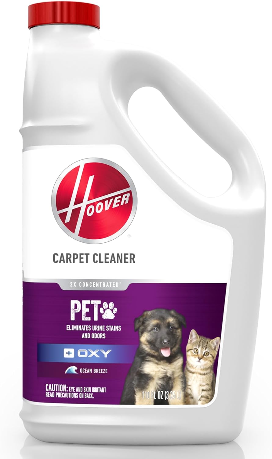 Hoover Oxy Pet Carpet Cleaner Solution for Deep Cleaning