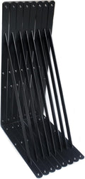 Heavy Duty L Brackets 20in x 12in 8-Pack - Strong Shelf Support