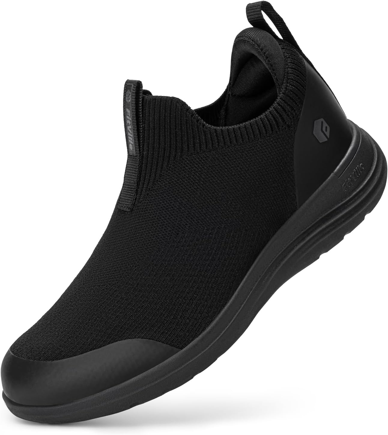 FitVille Women's Extra Wide Slip on Shoes for Comfort and Support