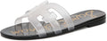 Sam Edelman womens Bay Jelly Slides - Shiny Modern Beach Comfort