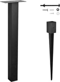 43 in In-Ground Mounting Post for Mailbox Use - Heavy Duty Steel