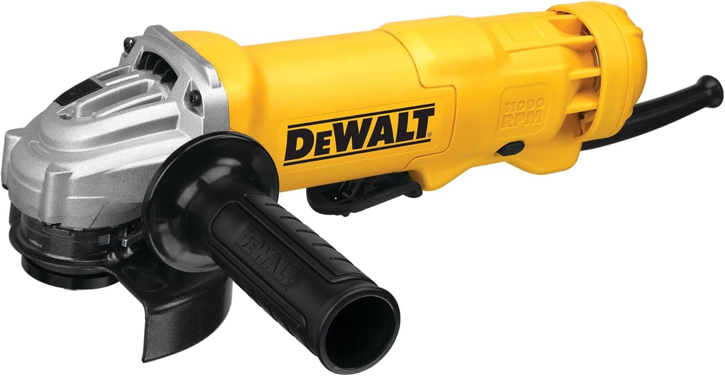 DEWALT 4.5 Inch Angle Grinder with Paddle Switch for Power