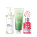 Anua 3-Step Glass Skin Beginner Set - Double Cleansing Routine