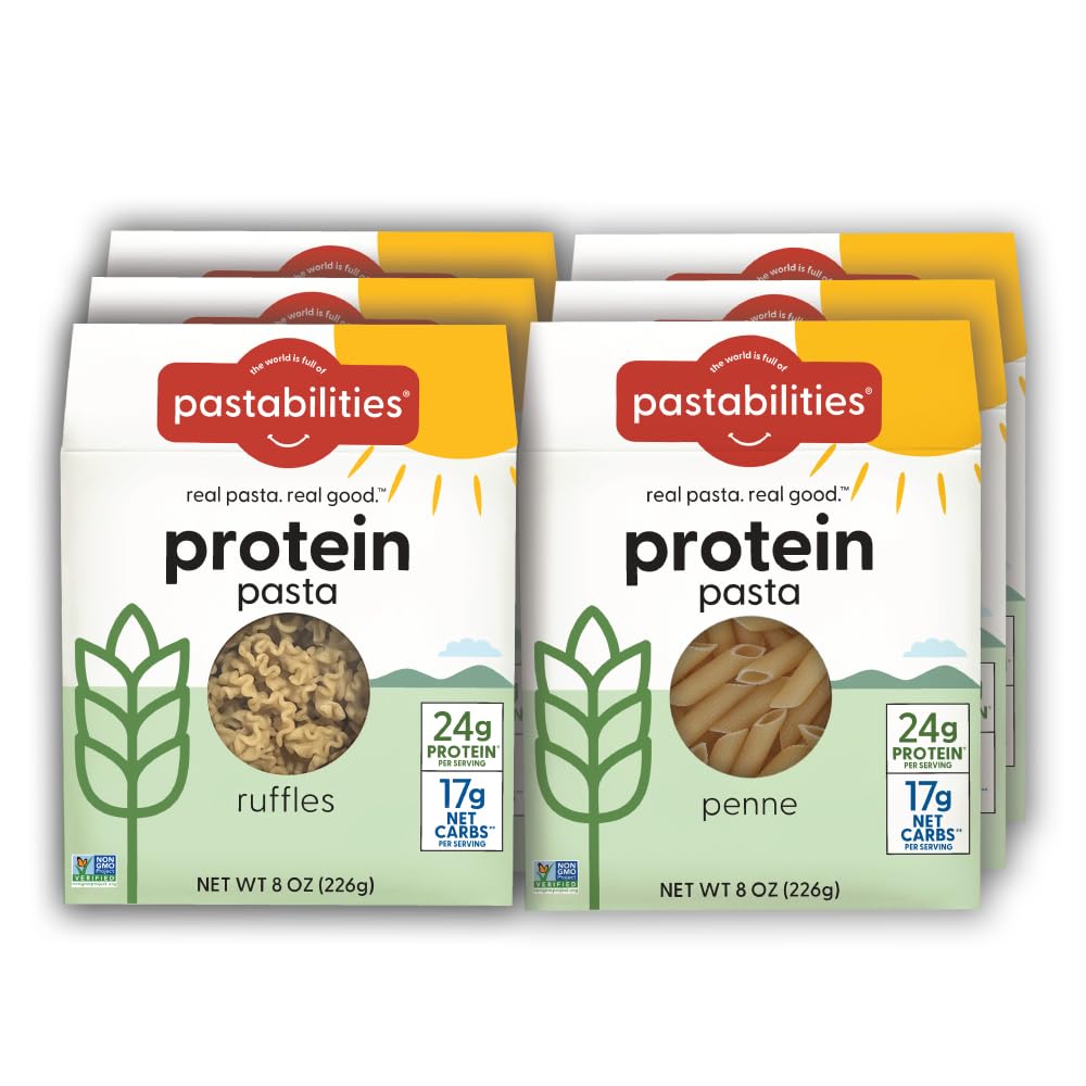 Pastabilities Protein Pasta Variety Pack - High Protein & Low Carb