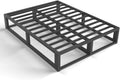 10 Inch King Bed Frame with Steel Slat Support - Low Profile, Noise