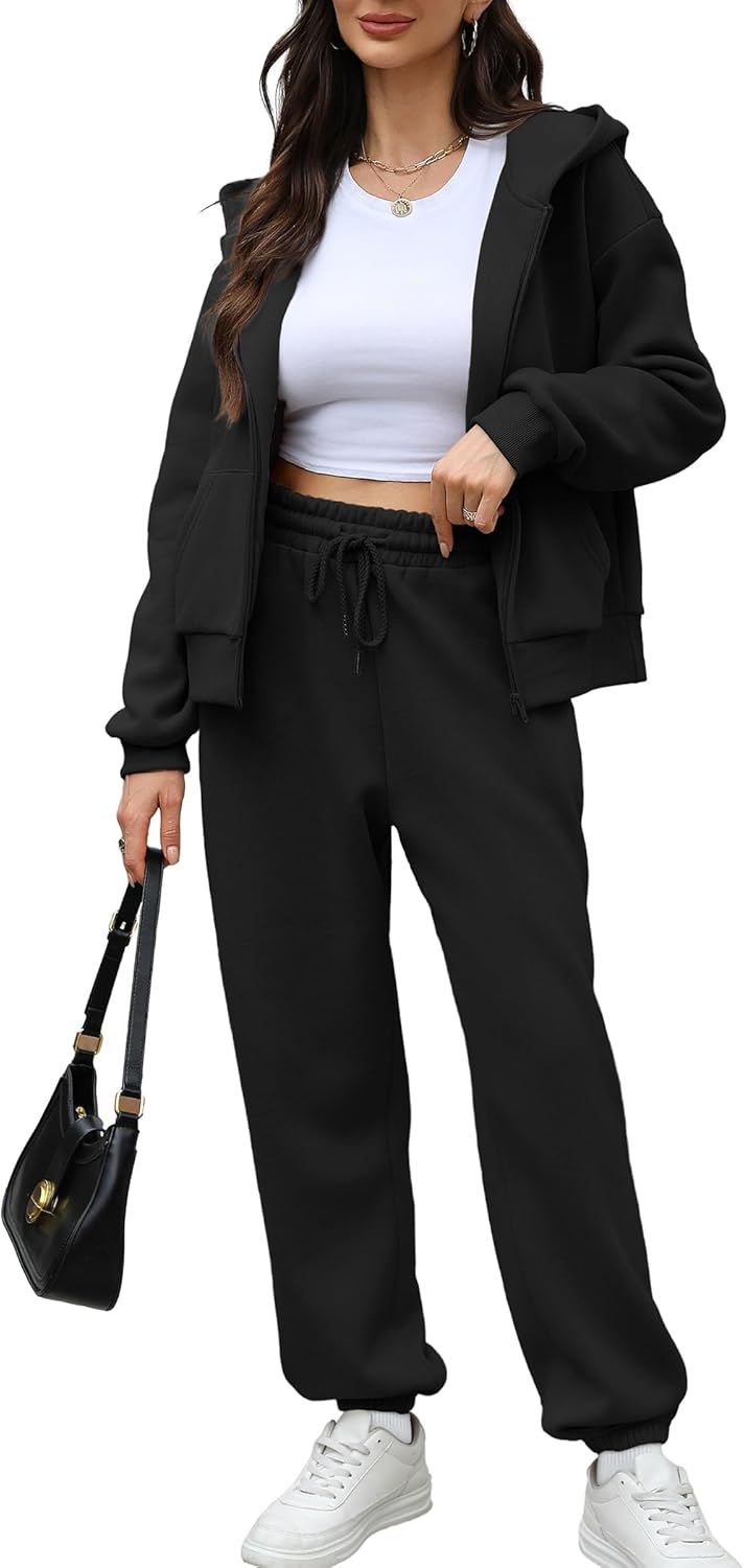 Saloogoe Sweatsuits Women 2 Piece Outfits for Fall 2024