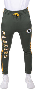 Ultra Game Men's NFL Official Super Soft Fleece Jogger Sweatpants in